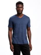 Old Navy Soft Washed V Neck Tee For Men - The New Navy