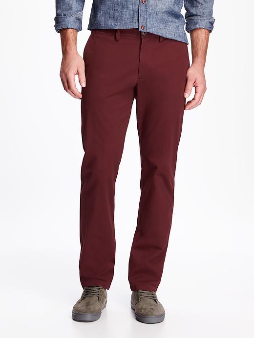 Old Navy Ultimate Straight Fit Khakis For Men - Raisin For Living