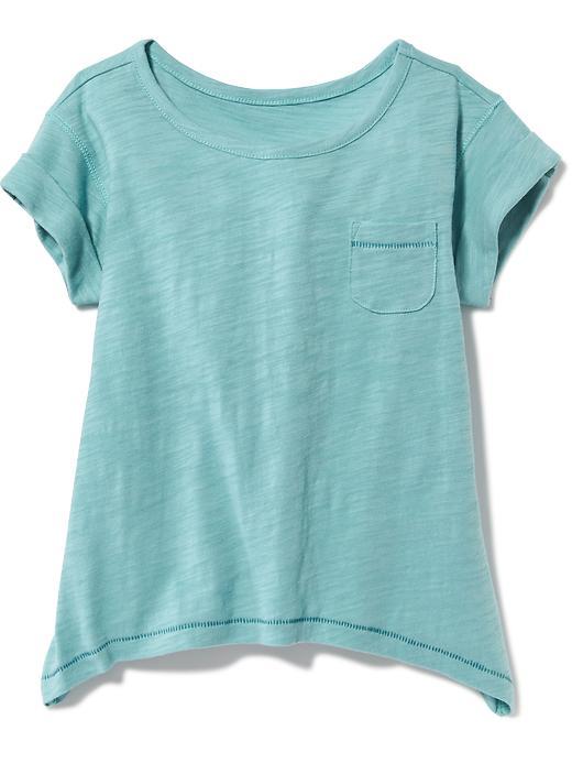 Old Navy Slub Knit Pocket Tee - Robins Egg Blue