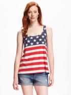 Old Navy Relaxed Americana Tank For Women - Flag