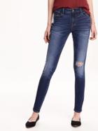 Old Navy Mid Rise Rockstar Skinny Jeans For Women - Silverwood