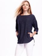 Old Navy Textured Tunic Top - Lost At Sea Navy