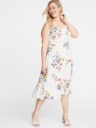 Plus-size Fit & Flare Tiered Cami Midi Dress