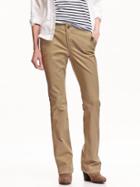 Old Navy Womens Boot Cut Khakis Size 0 Short - Rolled Oats