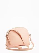 Old Navy Faux Leather Half Moon Bag For Women - Blushin Up