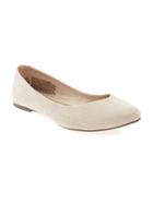 Old Navy Sueded Pointy Ballet Flats For Women - Cement Truck