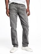 Old Navy Built In Flex Slim Brushed Interior Jeans For Men - Gray Wash