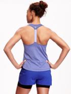 Old Navy Go Dry T Strap Tank For Women - Ultraviolet