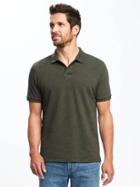 Old Navy Built In Flex Pro Polo For Men - Olive Grove
