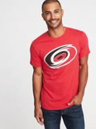 Old Navy Mens Nhl Team Graphic Tee For Men Carolina Hurricanes Size L