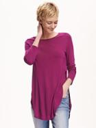 Old Navy Relaxed Tulip Tunic Tee For Women - Fuchsia Generations