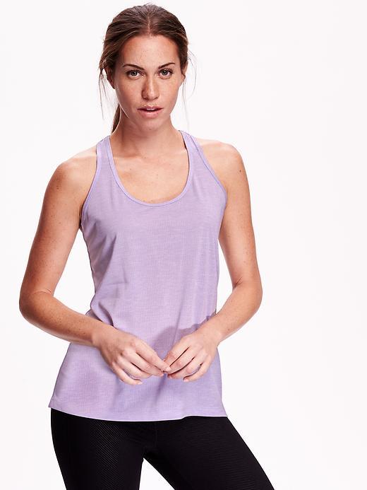 Old Navy Womens Go Dry Racerback Tanks Size L - Lavender Haven