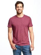 Old Navy Soft Washed Crew Neck Tee For Men - Gosh Garnet