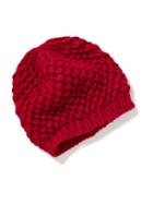 Old Navy Knitted Honeycomb Beanie For Women - Robbie Red
