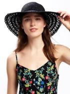 Old Navy Slouchy Straw Sun Hat For Women - Blue