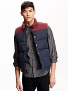 Old Navy Mens Colorblocked Frost Free Vest Size Xxl Big - In The Navy