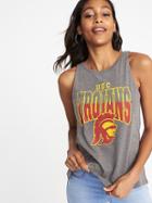Old Navy Womens High-neck College-team Tank For Women Usc Size S