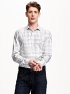 Old Navy Slim Fit Non Iron Signature Shirt For Men - Flurry Up