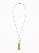 Old Navy Womens Wrapped-ball Pendant Necklace For Women Pink Multi Size One Size