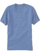 Old Navy Soft Washed V Neck Tee For Men - Heather Light Blue