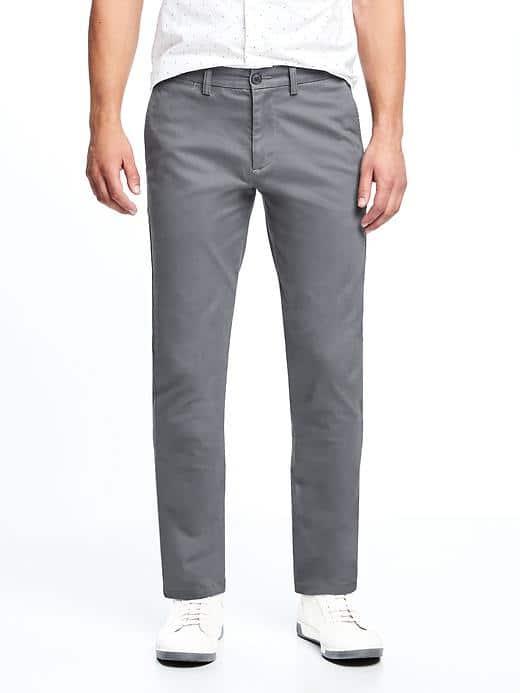 Old Navy Slim Built In Flex Max Ultimate Khakis For Men - Knight Time