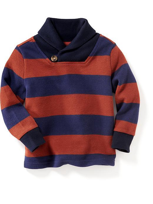 Old Navy Striped Shawl Collar Pullover - Goodnight Nora