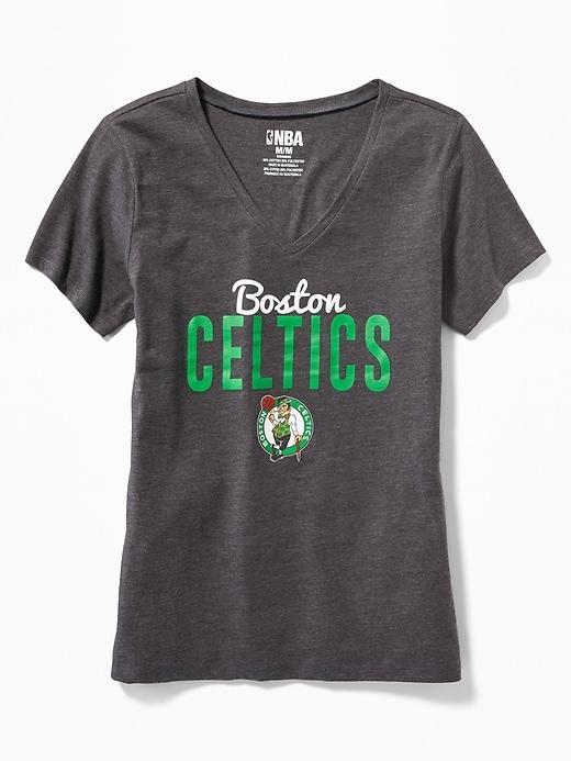 Old Navy Womens Nba Team V-neck Tee For Women Celtics Size S