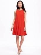Old Navy Jersey Swing Dress For Women - Tobiko Orange