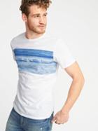 Old Navy Mens Graphic Crew-neck Tee For Men Beach Size Xl