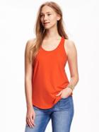 Old Navy Relaxed Racerback Tank For Women - Darling Clementine