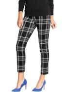 Womens The Pixie Ankle Pants Size 20 Regular - Black Plaid