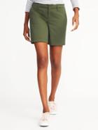 Old Navy Womens Mid-rise Everyday Shorts For Women (7) Moss Landing Size 6