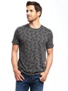 Old Navy Soft Washed Crew Neck Tee For Men - Pineapples