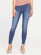 Old Navy Mid Rise Rockstar Jeggings For Women - Woodland Wash