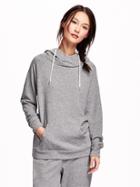 Old Navy French Terry Pullover Hoodie - Heather Gray
