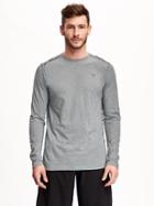 Old Navy Go Dry Long Sleeve Jersey Tee For Men - Cloud Cover