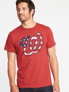 Old Navy Mens Mlb Americana Team Tee For Men Washington Nationals Size Xl