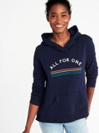 Old Navy Womens Relaxed Pullover Hoodie For Women All For One Size M