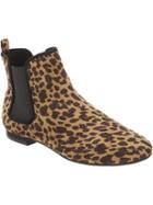 Old Navy Womens Pull On Leopard Print Boots Size 10 - Brown Leopard