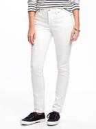 Old Navy Original Mid Rise Skinny Jeans For Women - Bright White