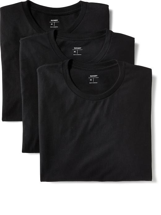 Old Navy Crew Neck Tee 3 Pack For Men - Black
