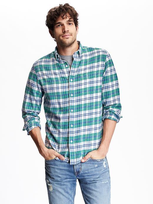 Old Navy Slim Fit Brushed Twill Shirt - Fortune Tealer