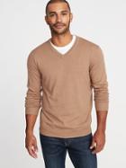 Old Navy Mens V-neck Sweater For Men Camel Size Xl