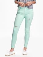 Old Navy Mid Rise Rockstar Distressed Jeans For Women - Surfin Usa
