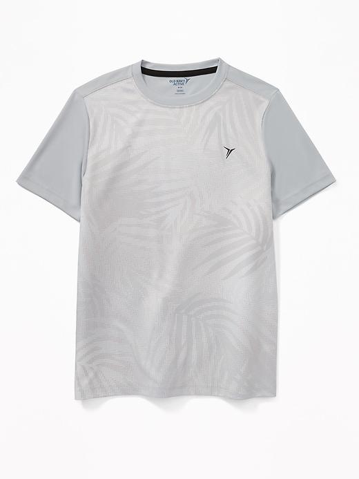 Go-dry Palm-print Performance Tee For