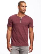 Old Navy Jersey Henley For Men - Gosh Garnet