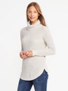 Old Navy Textured Turtleneck Tunic For Women - Palomino