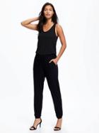 Old Navy Tie Waist Jumpsuit For Women - Black