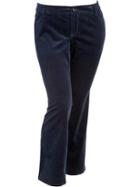 Old Navy Womens Plus The Rockstar Boot Cut Cords - Navy Blue