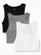 Old Navy Mens Rib-knit Tank 3-pack For Men Basic Multi Pack Size Xxl